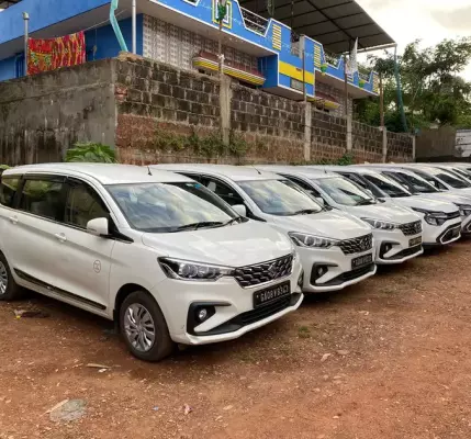 Suzuki Ertiga for rent in India