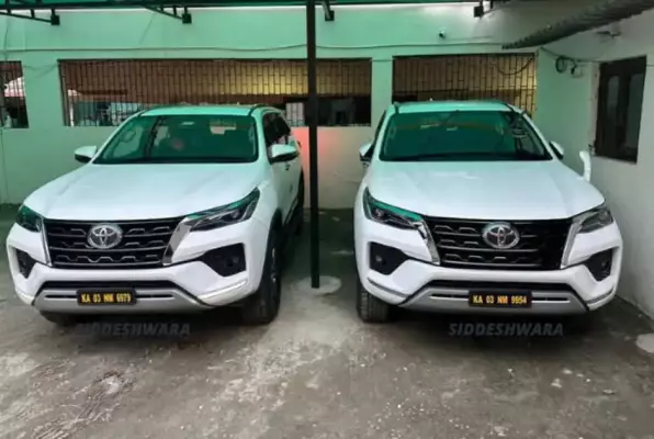 Toyota Fortuner for rent in India